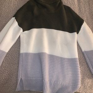 Colorblock sweater